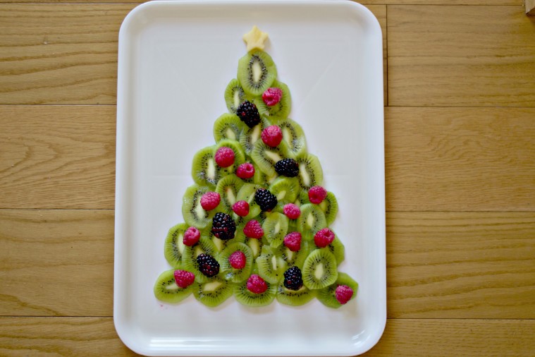 albero di Natale di frutta
